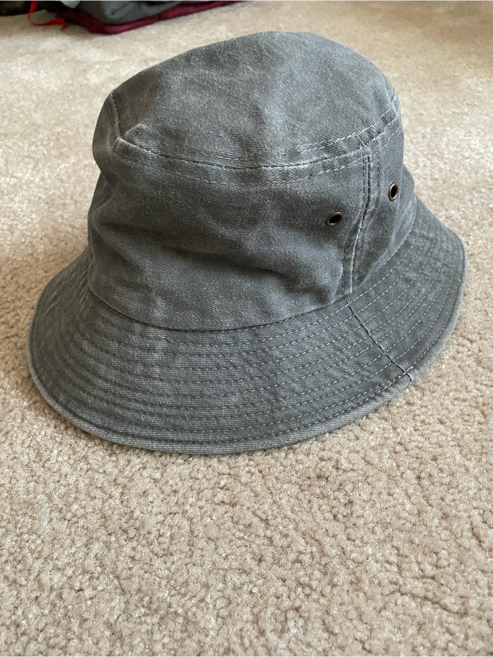 Amazon Essentials Gray Men's Cotton Bucket Hat